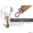 BlackRapid Sport X FA Coyote Rifle Sling with Swivel Locking Connector (Single Point)