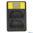 Patona SMART DUPLA LCD USB AKKUMULÁTOR TÖLTŐ CANON LP-E6 EOS 5D 60D 60DA 6D 7D EOS70D EOS-70D LP-E6 MARK II