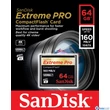 SanDisk 64GB Extreme Pro CompactFlash™ memóriakártya (160 MB/s)