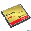 SanDisk 64GB Extreme CompactFlash™ memóriakártya (120/85 MB/s)