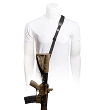 BlackRapid Cross Shot FA Black Rifle Sling with Swivel Locking Carabiner (Single Point)