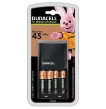 Duracell CEF27 akkumulátortöltő + 2db R6/AA 1300 mAh + 2db R03/AAA 750 mAh
