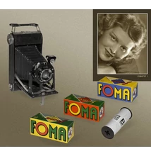 Foma Fomapan 100 120 "Retro" Fekete-Fehér Negatív Rollfilm