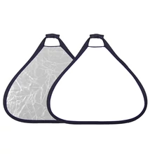 DERÍTŐLAP (TRIGRIP) háromszögletű 60 CM 2IN1 ezüst - fehér