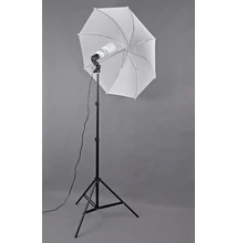 P&V Folyamatos fényű fotó izzós ernyős szett - 125W/600W (5500K)