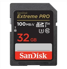 SanDisk 32GB Extreme PRO SDHC™ memóriakártya (100/90MB/s) UHS-1, Class 10, U3, V30