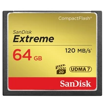 SanDisk 64GB Extreme CompactFlash™ memóriakártya (120/85 MB/s)