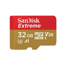 SanDisk 32GB microSDHC™ Mobile Extreme™ memóriakártya, + adapter, (100/60MB/s), UHS-1, V30, A1 + Rescue Pro Deluxe 