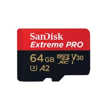 SanDisk 64GB microSDXC™ Mobile Extreme PRO™ memóriakártya, + adapter, (200/90MB/s) UHS-I, A2, C10, V30 + Rescue Pro Deluxe