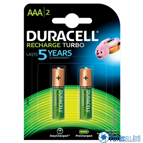 Duracell duralock recharge ultra 900 mah - aaa - 2db / cs