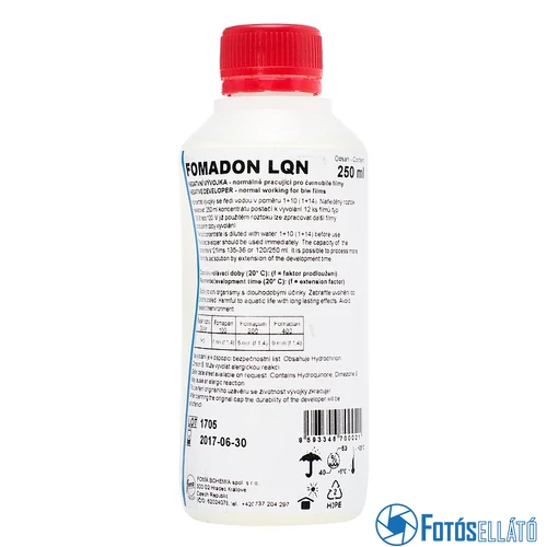 Foma Fomadon Lqr Negatív Hívó Folyadék | 250 Ml