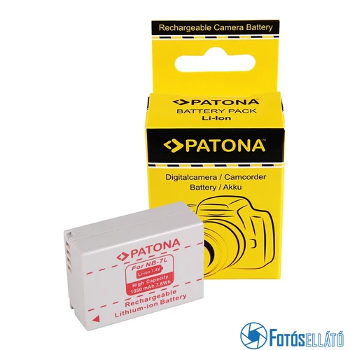 Patona AKKUMULÁTOR CANON POWERSHOT G10 G 10 G-10 CANON NB-7L NB7L