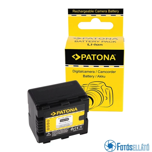 Patona AKKUMULÁTOR PANASONIC VBN130 VBN130E VW-VBN130 SD800 SD900 TM900