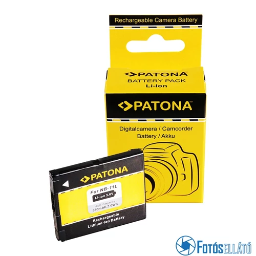 Patona AKKUMULÁTOR CANON NB11L IXUS 125HS 240HS POWERSHOT A1200 NB-11L