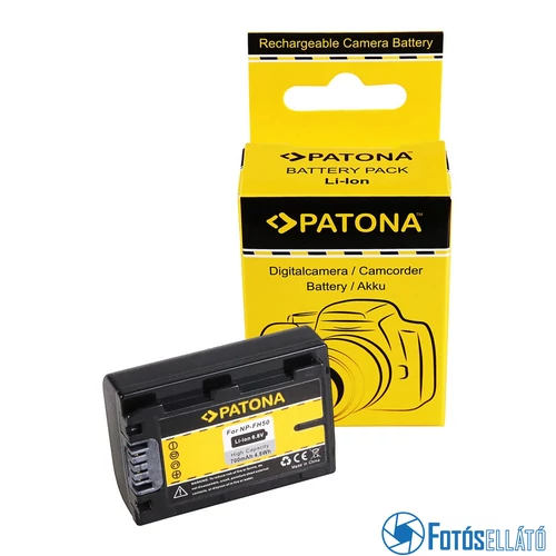 Patona AKKUMULÁTOR SONY NP-FH50 NP-FH60 NP-FH70 NP-FH100 ALPHA A290 A390