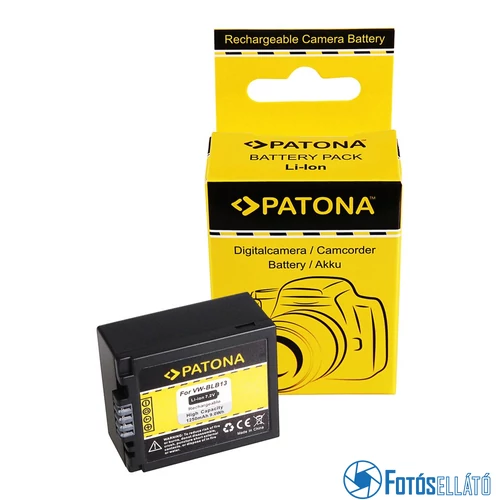 Patona AKKUMULÁTOR PANASONIC DMW-BLB13 DMW-BLB13E DMC-G1 DMC-G1WEG-K