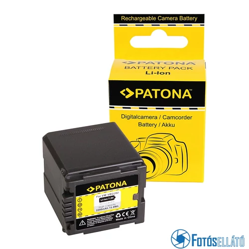Patona AKKUMULÁTOR PANASONIC VW-VBG260 COMPATIBLE TO VW-VBG070 VW-VBG130
