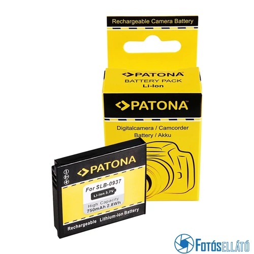 Patona AKKUMULÁTOR SAMSUNG SLB0937 DIGIMAX CL5 L730 L830 NV33 NV4 PL10