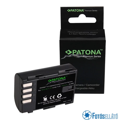 Patona PRÉMIUM AKKUMULÁTOR PANASONIC LUMIX DMC-GH3 GH3A GH4 DMW-BLF19