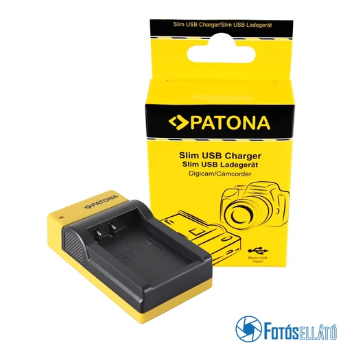 Patona SLIM MICRO-USB AKKUMULÁTOR TÖLTŐ CANON LP-E17 EOS 750D 760D 8000D KISS X8I REBEL REBEL T6I REBEL