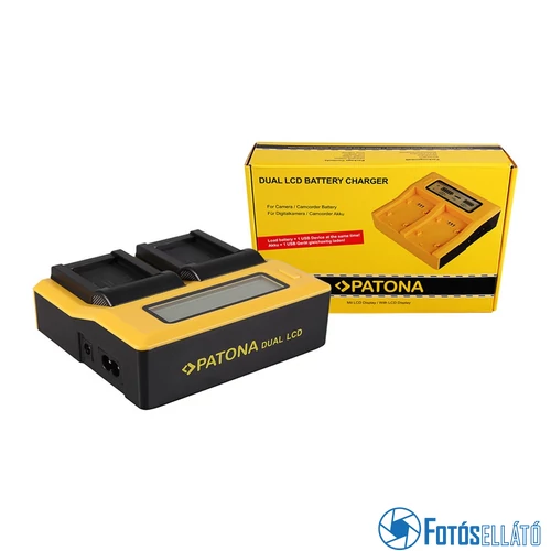 Patona DUPLA LCD USB AKKUMULÁTOR TÖLTŐ CANON NB10L NB-10L