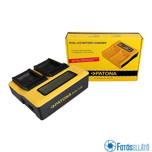 Patona DUPLA LCD USB AKKUMULÁTOR TÖLTŐ CANON NB-11L IXUS 125HS 240HS NB-11L POWERSHOT A1200 A2200