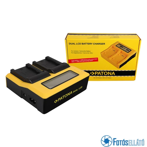 Patona DUPLA LCD USB AKKUMULÁTOR TÖLTŐ FUJI NP-W235 FUJIFILM XT-4 XT4 XT-4