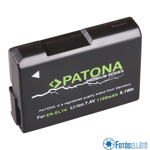 Patona PRÉMIUM AKKUMULÁTOR NIKON EN-EL14 COOLPIX P7800 P7700 P7000 D5300