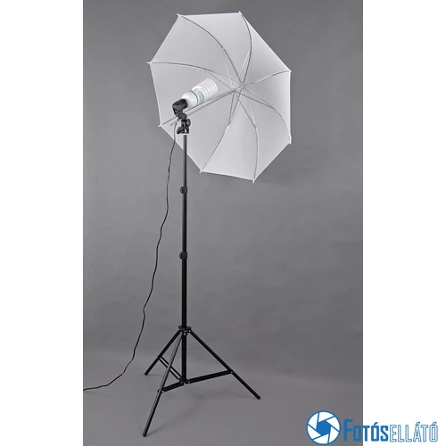 P&V Folyamatos fényű fotó izzós ernyős szett - 85W/400W (5500K)