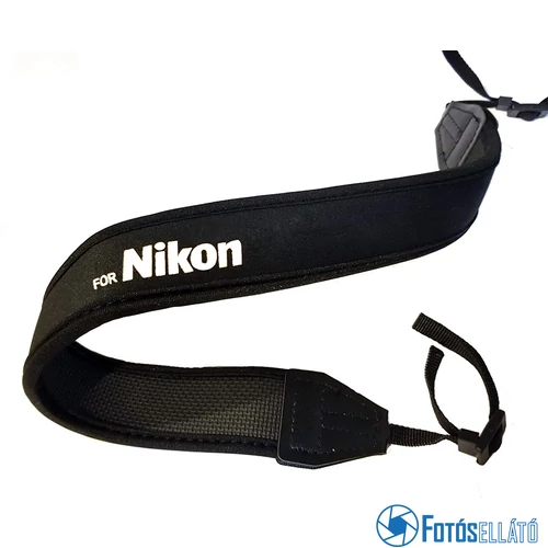 Neoprén nyakpánt Nikonhoz (fekete)