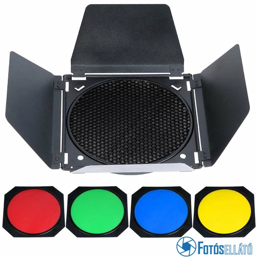 P&V Négyszárnyú fényterelő színezővel és méhsejtráccsal