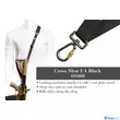 BlackRapid Cross Shot FA Black Rifle Sling with Swivel Locking Carabiner (Single Point)