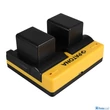 Patona DUPLA AKKUMULÁTOR TÖLTŐ CANON BP-718 727 LEGRIA HF R36 HF306 HF38 HF406 HF48 HFM506 MICRO-USB KÁBELLEL