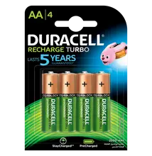 Duracell duralock recharge ultra 2500 mah - aa - 4db / cs