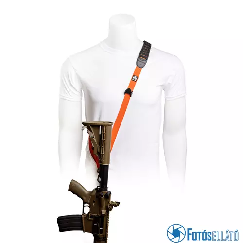 BlackRapid Cross Shot FA Orange Rifle Sling with Swivel Locking Carabiner (Single Point)