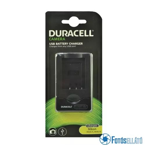 Duracell Nikon en-el11 / en-el12 li-ion akkumulátortöltő utángyártott (usb-s)