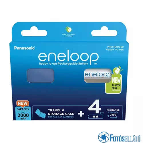 ENELOOP BK-3MCDEC4BE AA 2000MAH NI-MH AKKUMULÁTOR + AKKUBOX