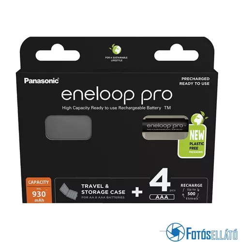 ENELOOP PRO BK-4HCDEC4BE AAA 930MAH NI-MH AKKUMULÁTOR + AKKUBOX