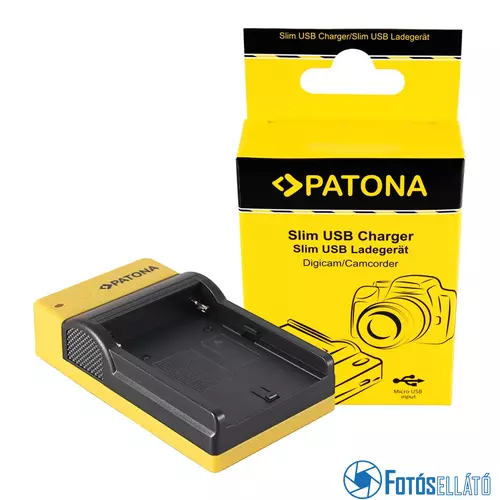 Patona SLIM MICRO-USB AKKUMULÁTOR TÖLTŐ SONY NP-F970 NP-F960 NP-F950 DCR-VX2100 HDR-FX1