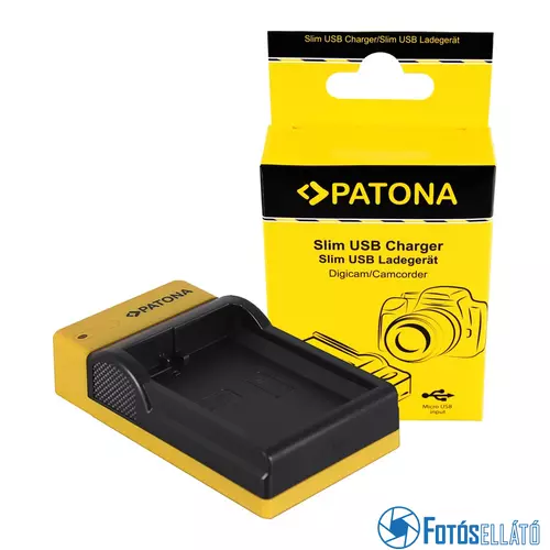 Patona SLIM MICRO-USB AKKUMULÁTOR TÖLTŐ NIKON EN-EL14 COOLPIX D3100 D3200 D5100 D5200 P7000 P7100 P7700