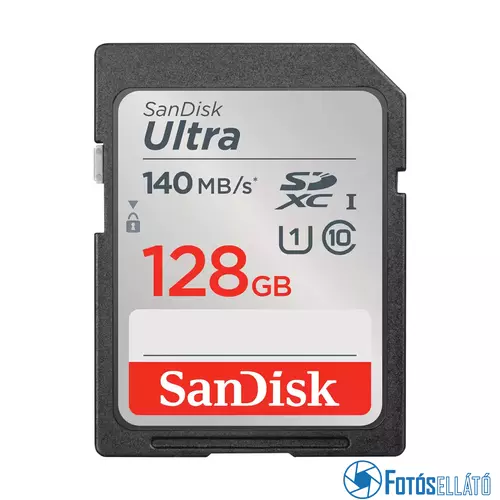 SanDisk SDXC™ Ultra™  memóriakártya (140 MB/s seb.) UHS-1, class 10